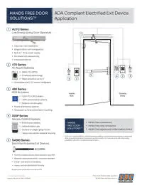 AUTO Operator + Industrial Exit Device Solution