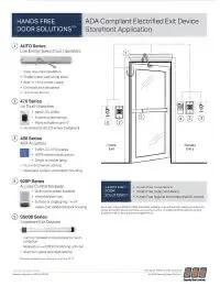 AUTO Operator + Storefront Exit Device Solution
